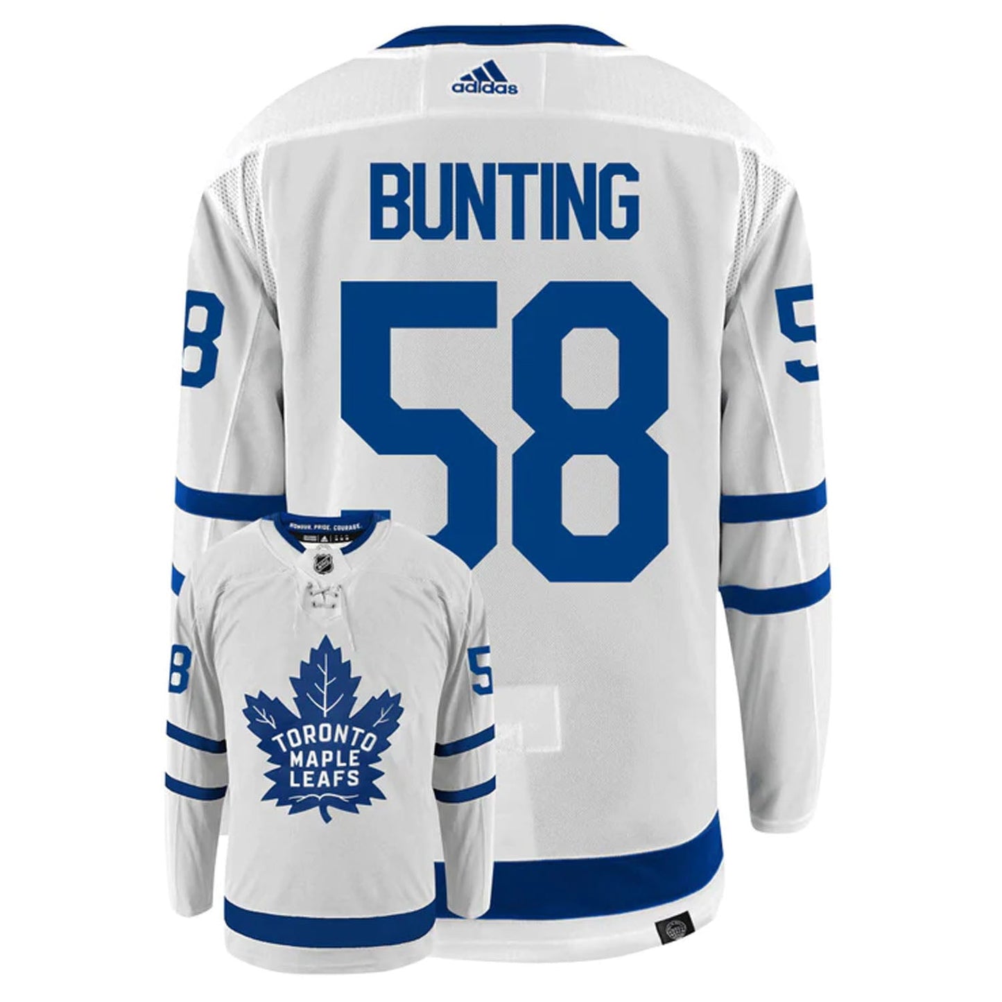 NHL Michael Bunting Toronto Maple Leafs 58 Jersey
