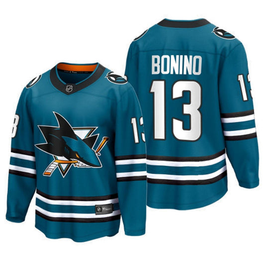 NHL Nick Bonino San Jose Sharks 13 Jersey