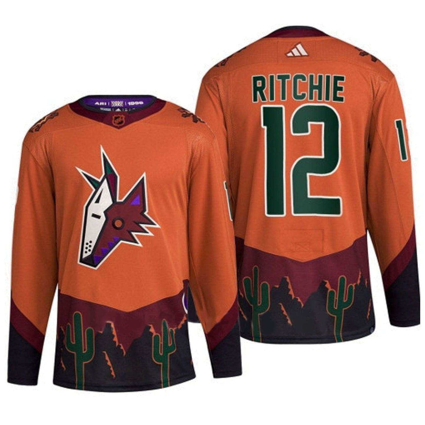 NHL Nick Ritchie Arizona Coyotes 12 Jersey