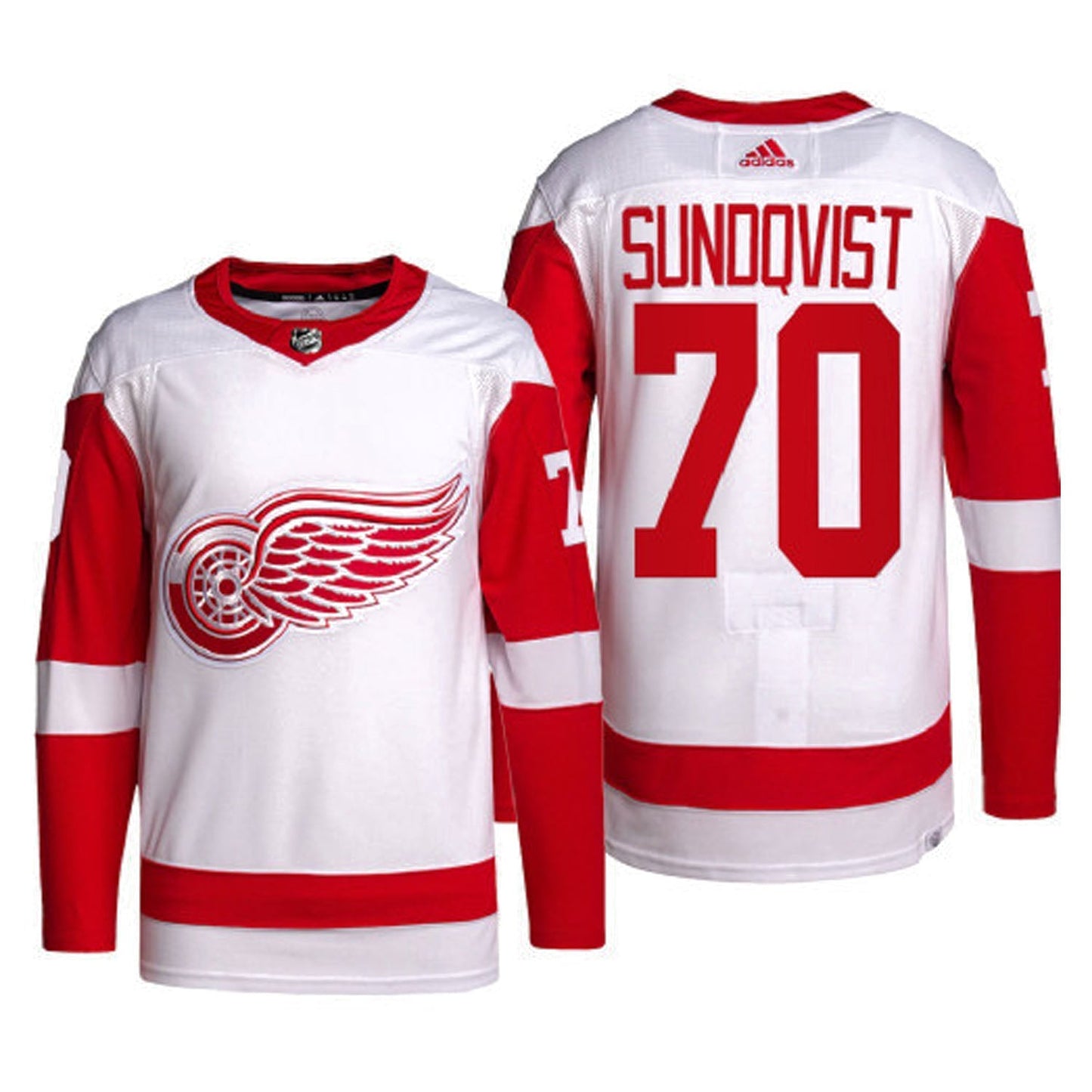 NHL Oskar Sundqvist Detroit Red Wings 70 Jersey