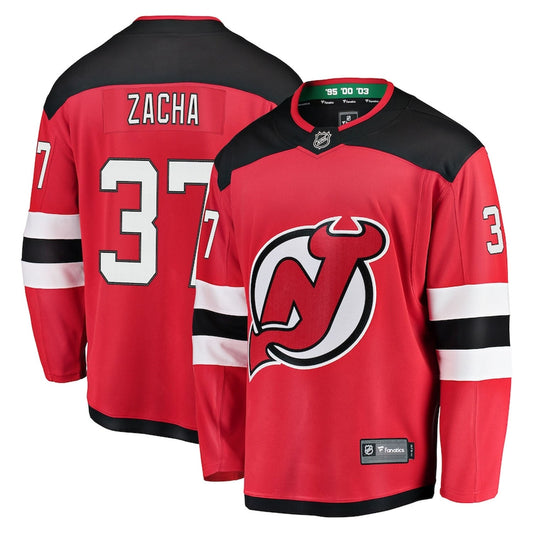 NHL Pavel Zacha New Jersey Devils 37 Jersey