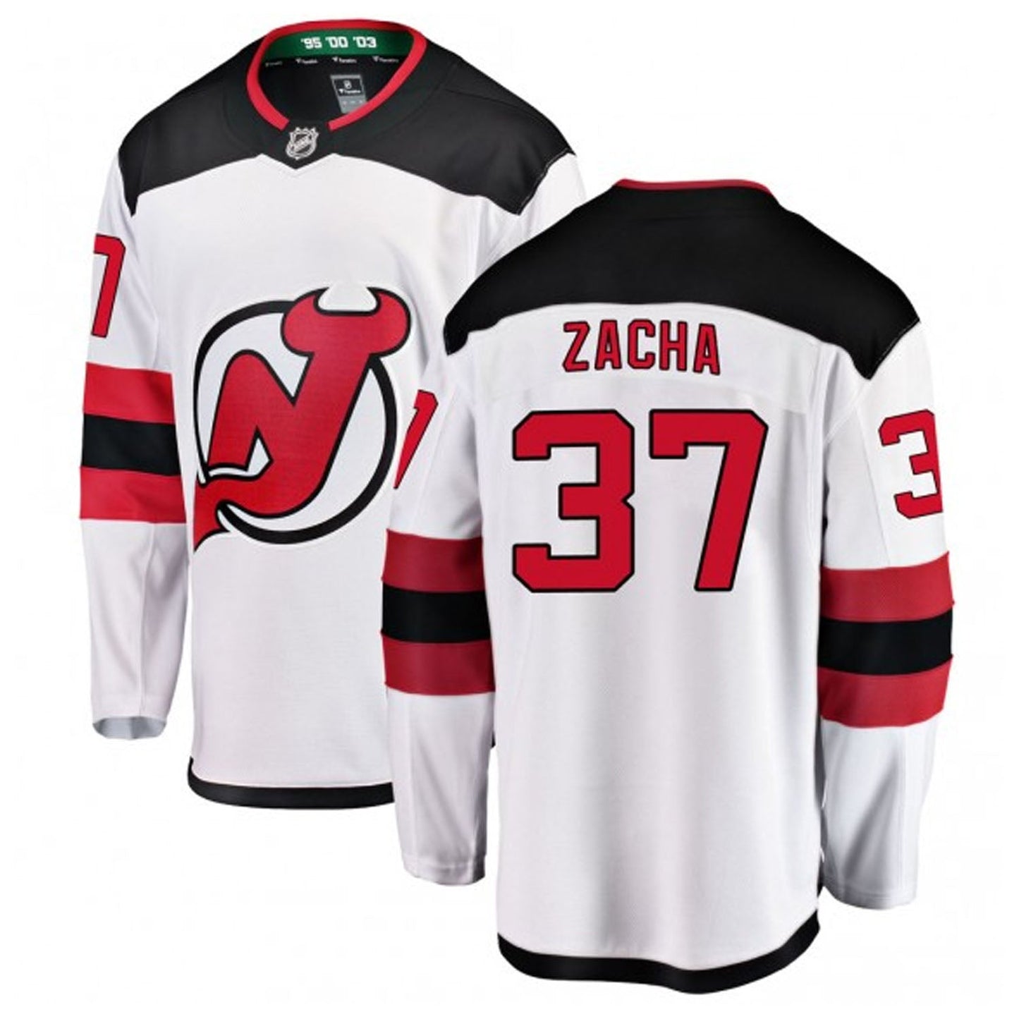 NHL Pavel Zacha New Jersey Devils 37 Jersey