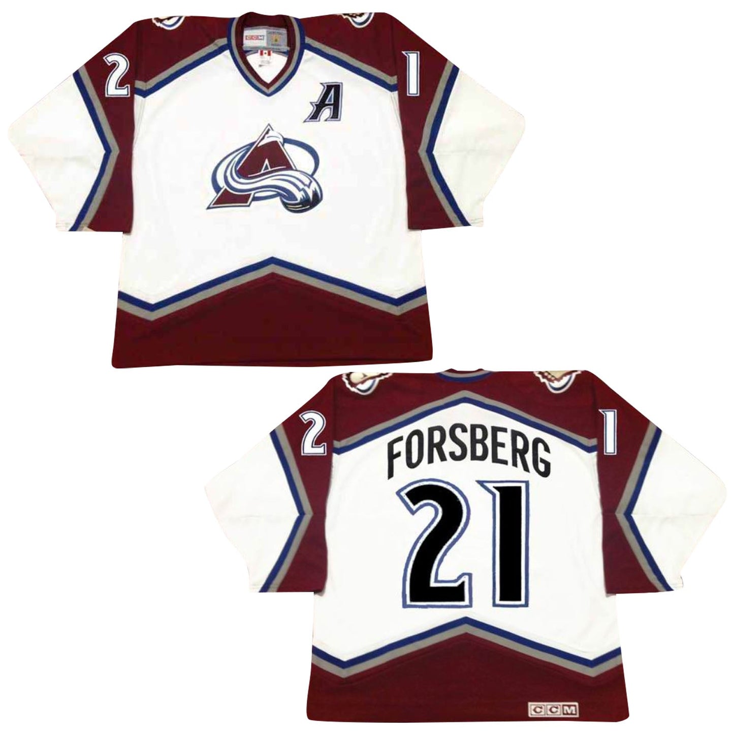 NHL Peter Forsberg Colorado Avalanche 21 Jersey