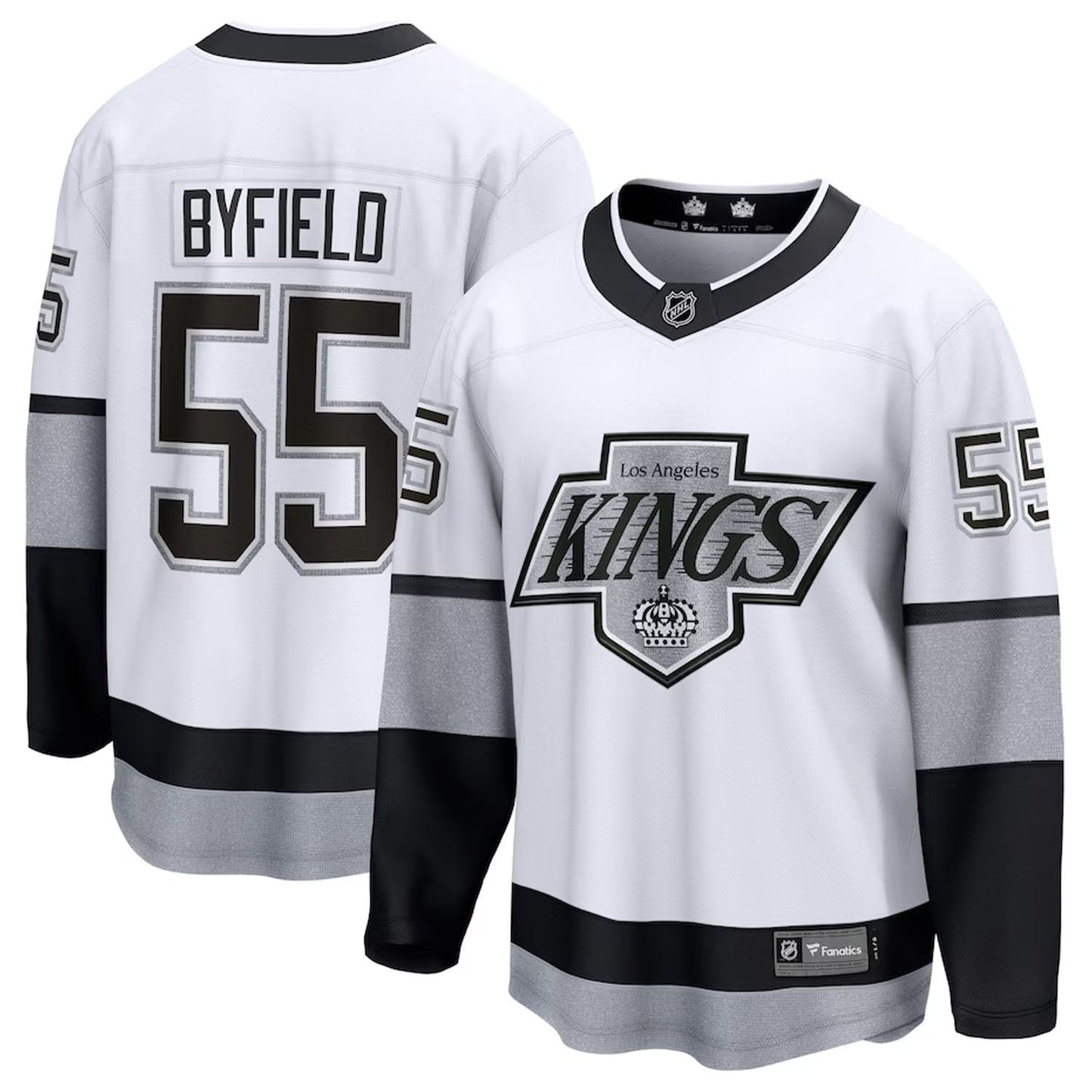 NHL Quinton Byfield La Kings 55 Jersey