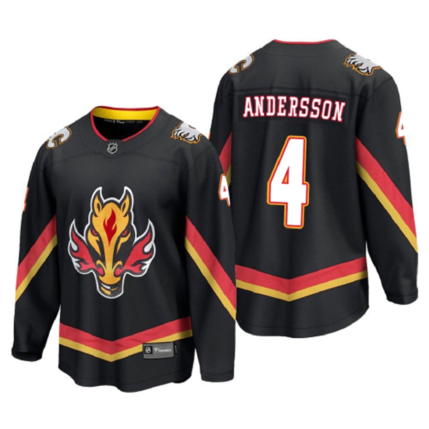 NHL Rasmus Andersson Calgary Flames 4 Jersey