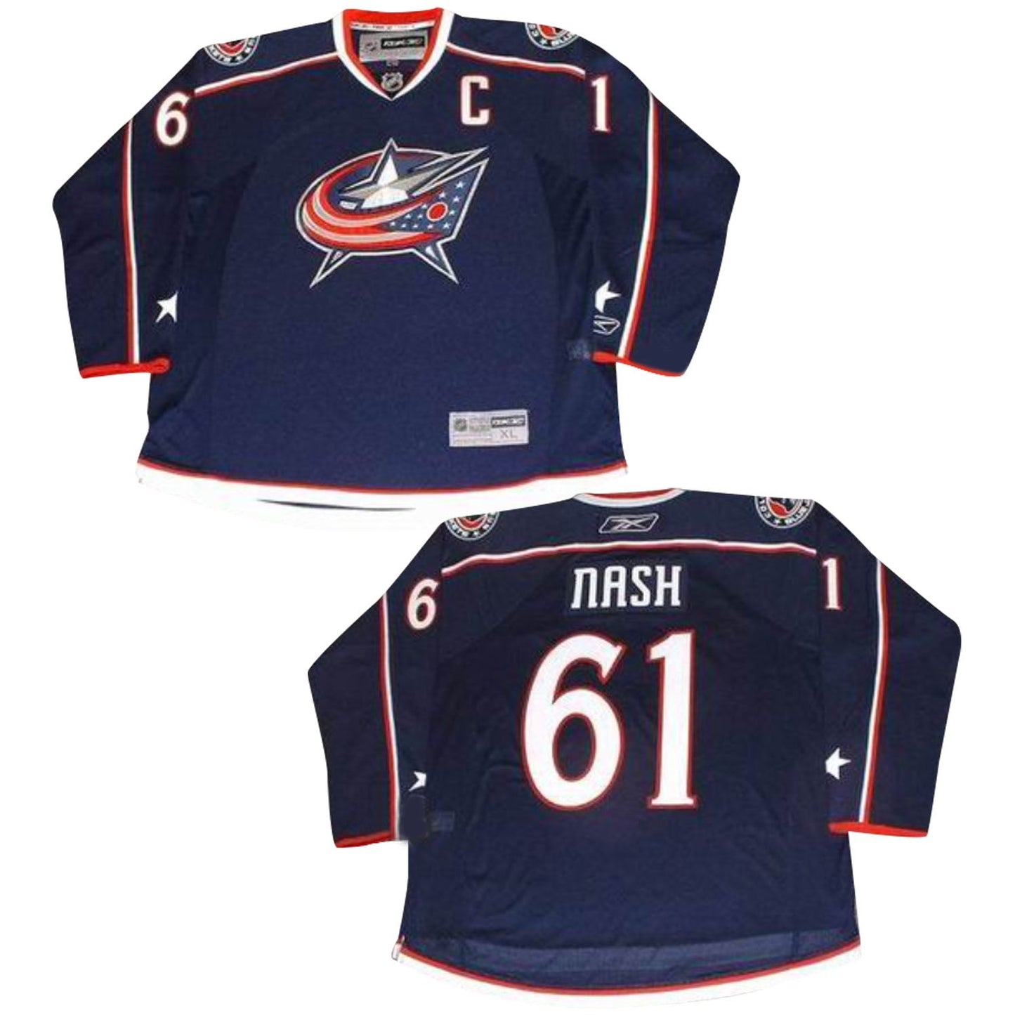 NHL Rick Nash Columbus Blue Jackets 61 Jersey