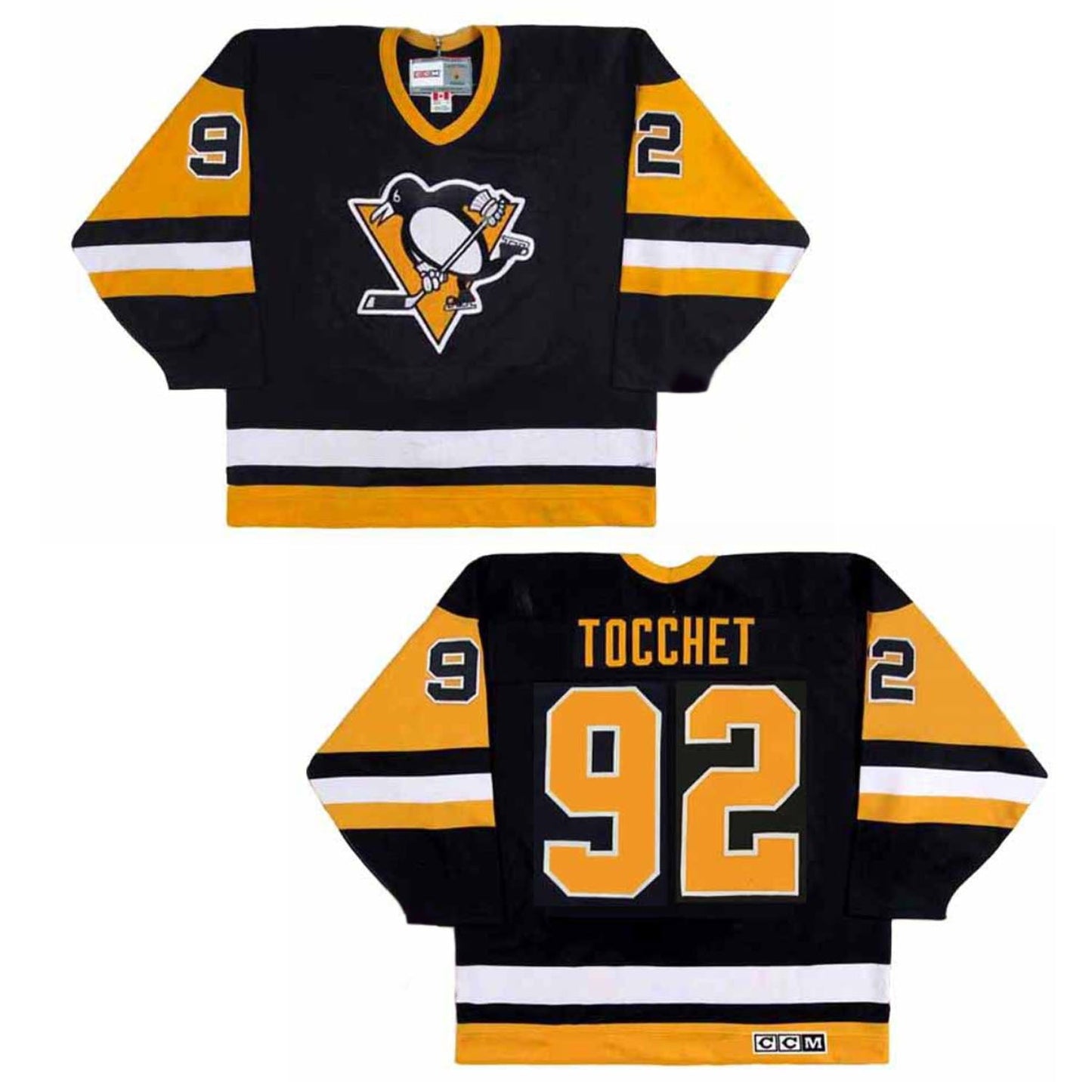 NHL Rick Tocchet Pittsburgh Penguins 92 Jersey