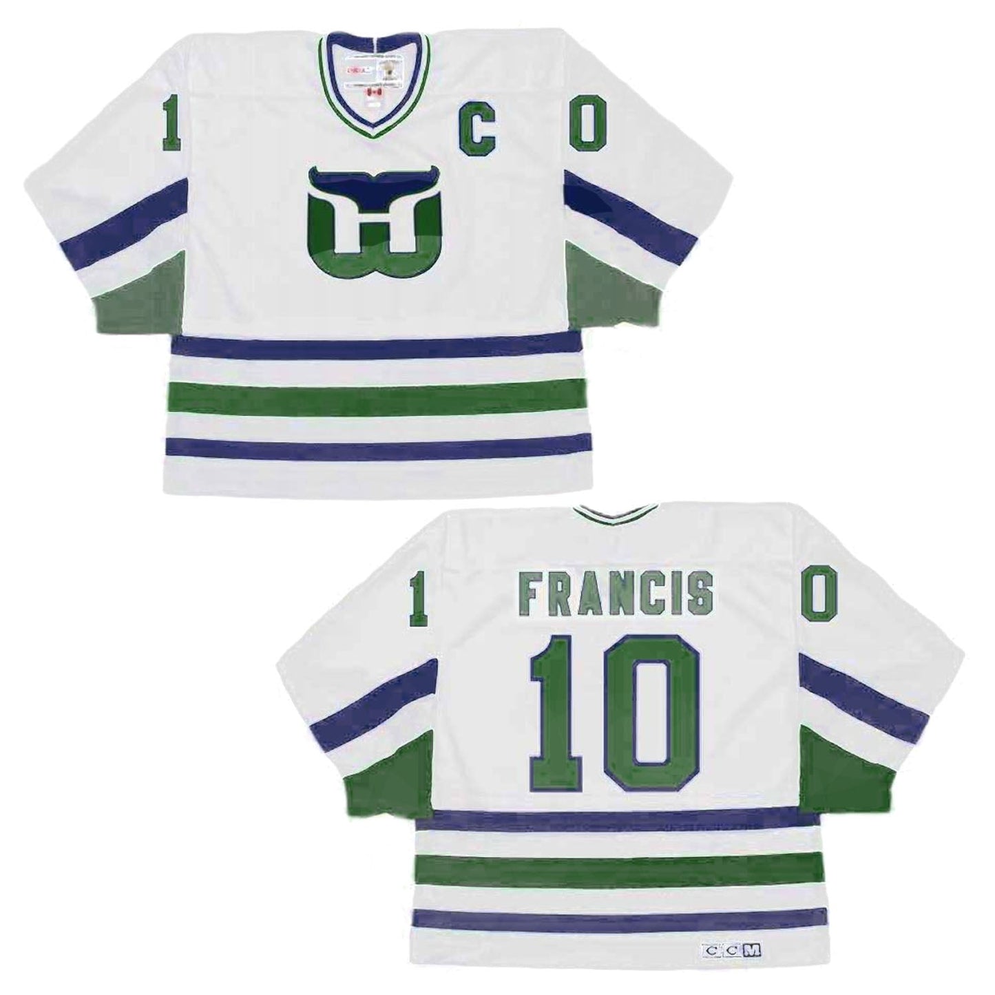 NHL Ron Francis Hartford Whalers 10 Jersey