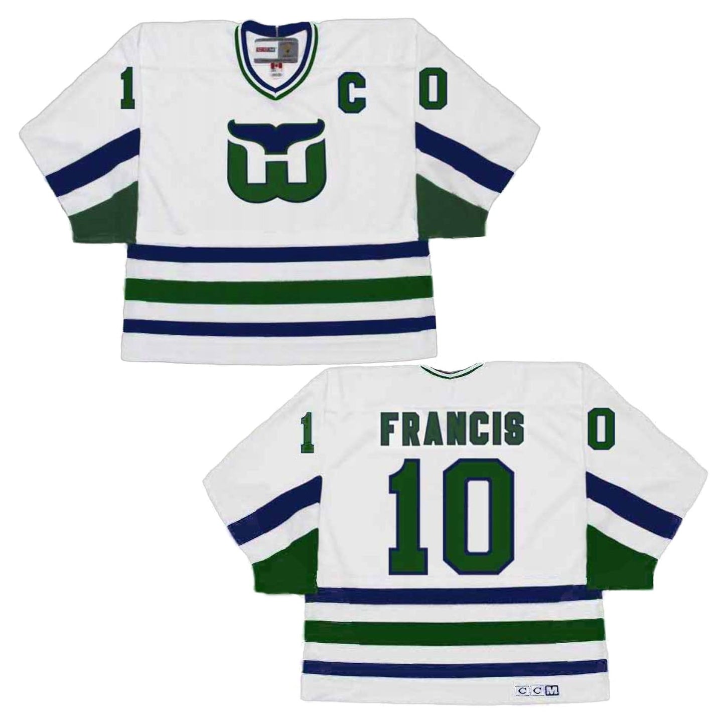 NHL Ron Francis Hartford Whalers 10 Jersey