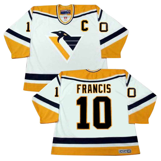 NHL Ron Francis Pittsburgh Penguins 10 Jersey