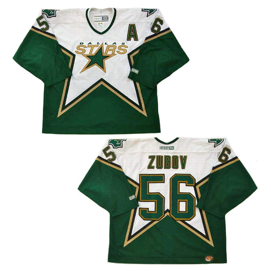 NHL Sergei Zubov Dallas Stars 56 Jersey