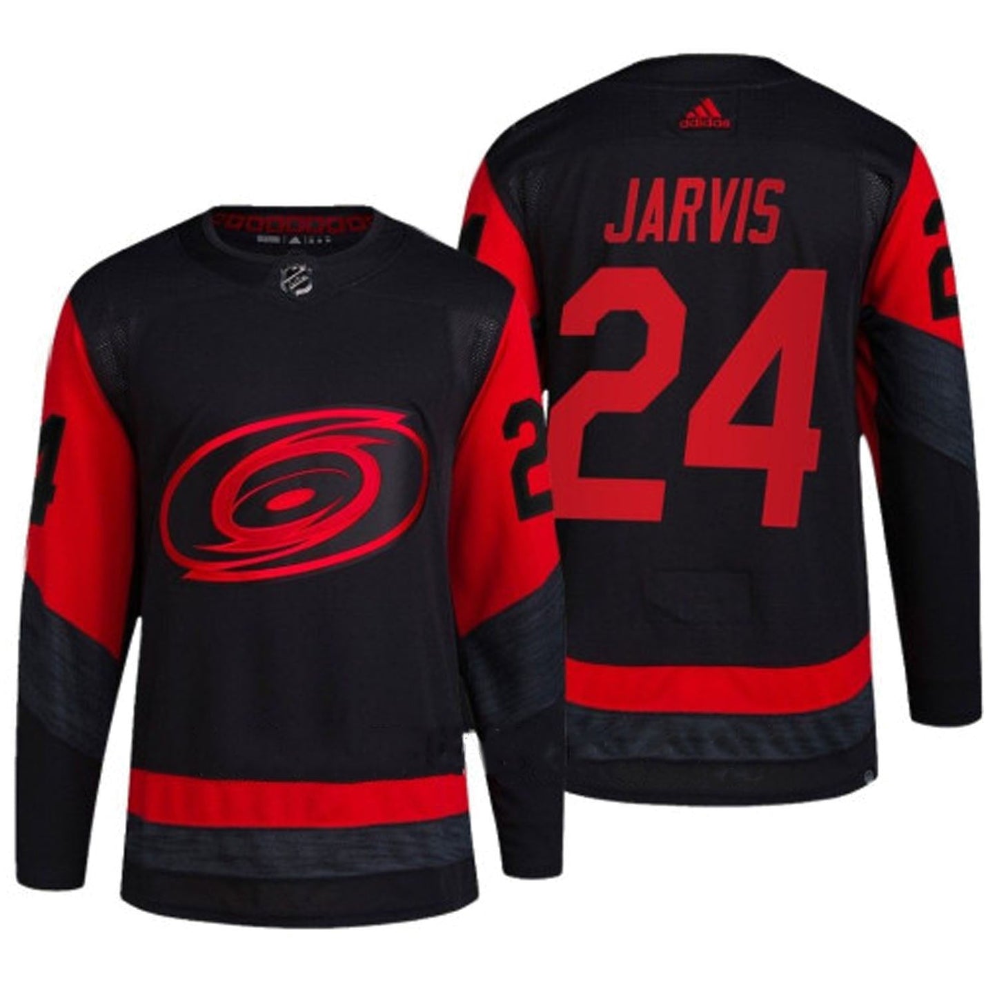 NHL Seth Jarvis Carolina Hurricanes 24 Jersey