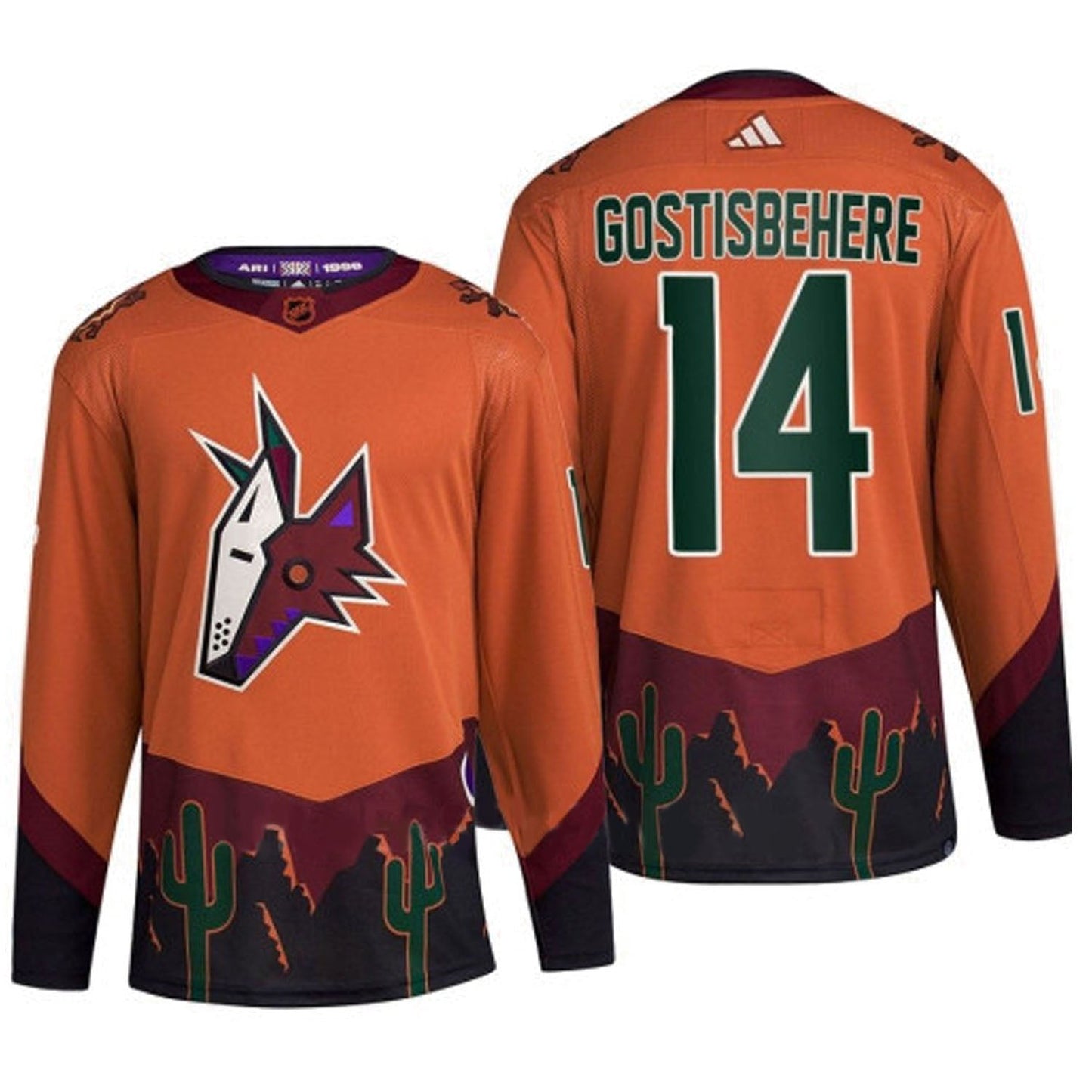 NHL Shayne Gostisbehere Arizona Coyotes 14 Jersey