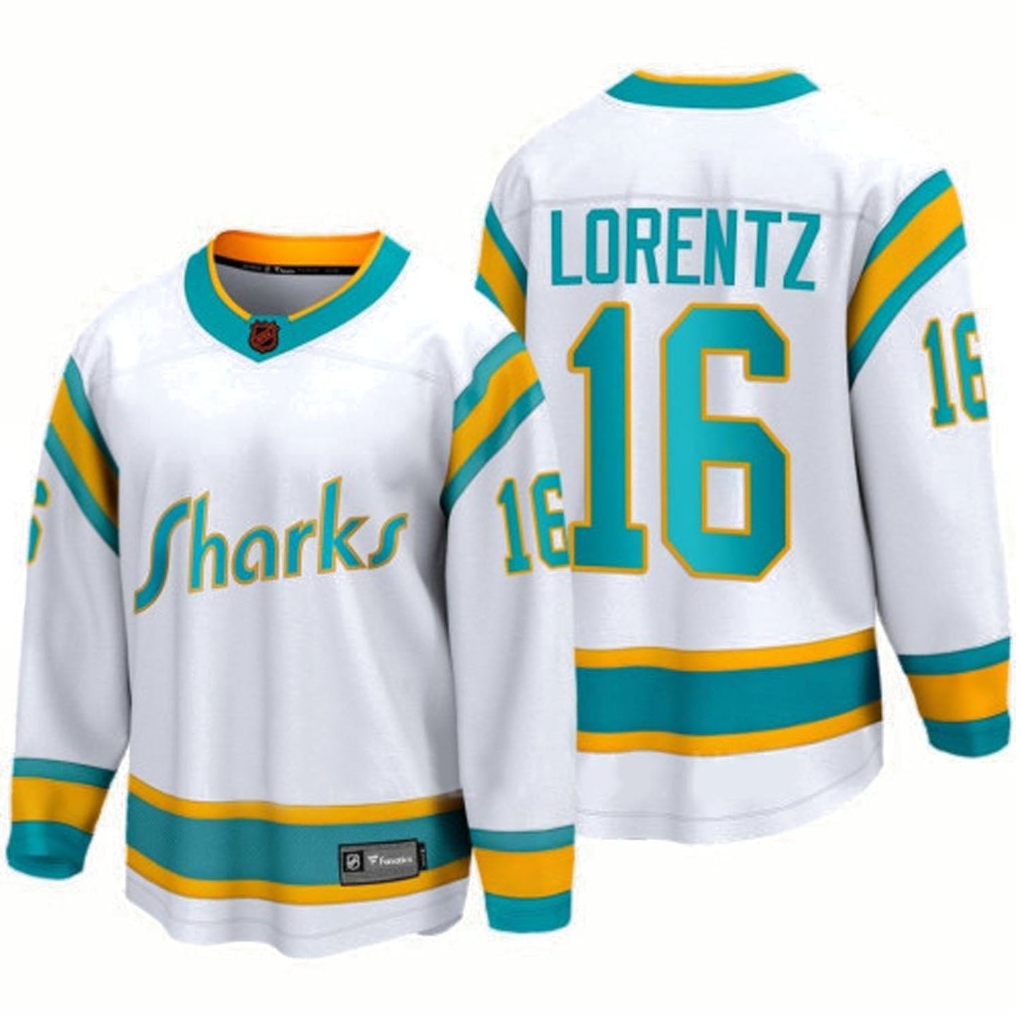 NHL Steven Lorentz #16 San Jose Sharks 16 Jersey