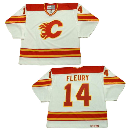 NHL Theoren Fleury Calgary Flames 14 Jersey