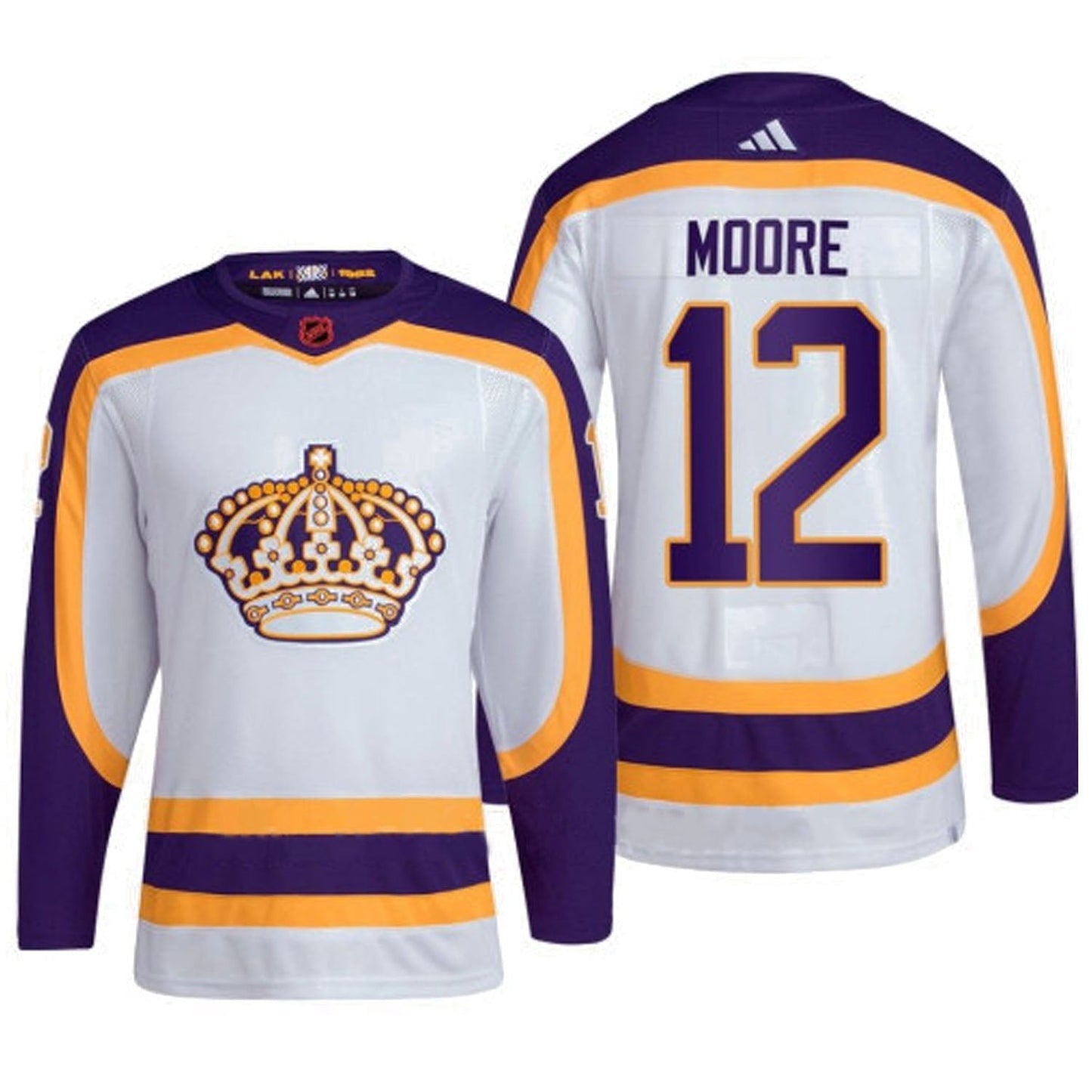 NHL Trevor Moore La Kings 12 Jersey