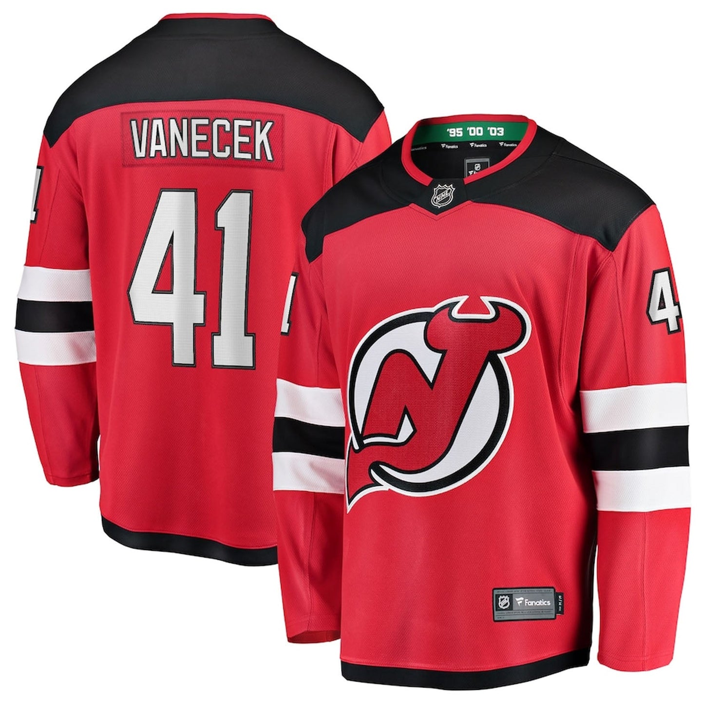 NHL Vitek Vaneek New Jersey Devils 41 Jersey