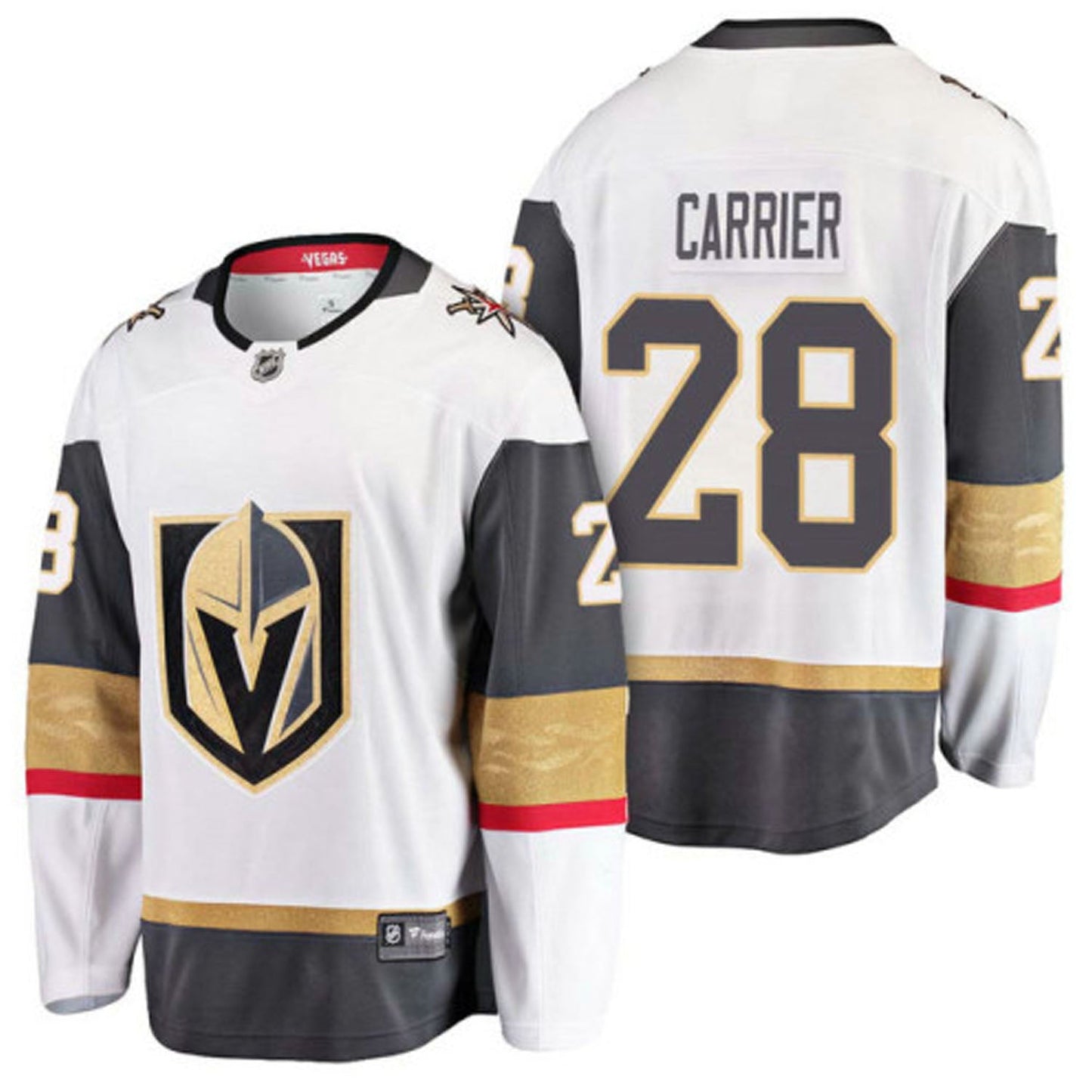 NHL William Carrier Vegas Golden Knights 28 Jersey