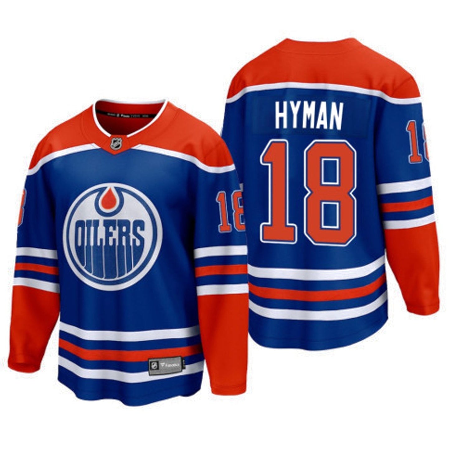 NHL Zach Hyman Edmonton Oilers 18 Jersey