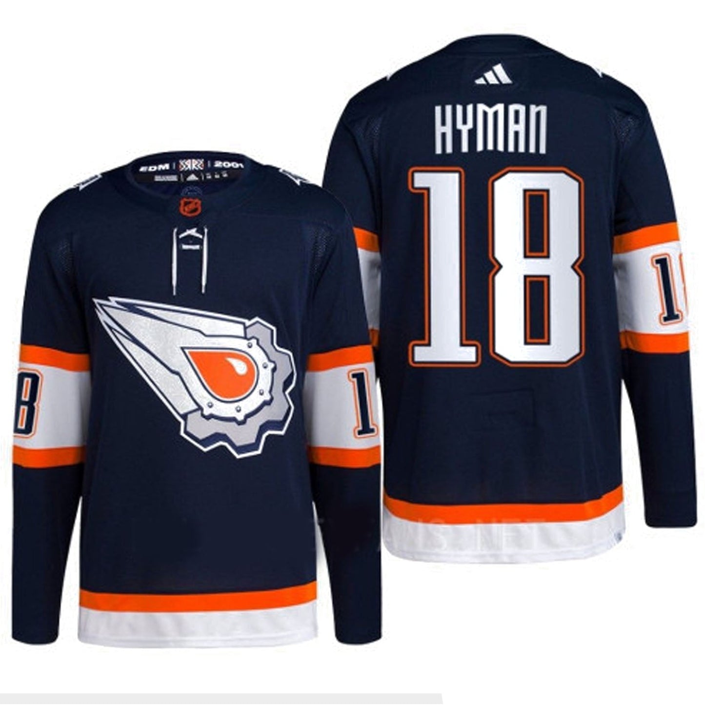 NHL Zach Hyman Edmonton Oilers 18 Jersey