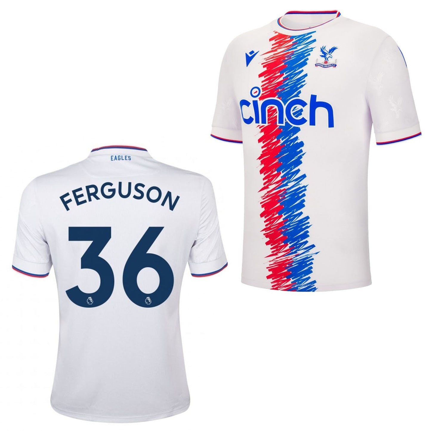 Nathan Ferguson Crystal Palace 36 Jersey