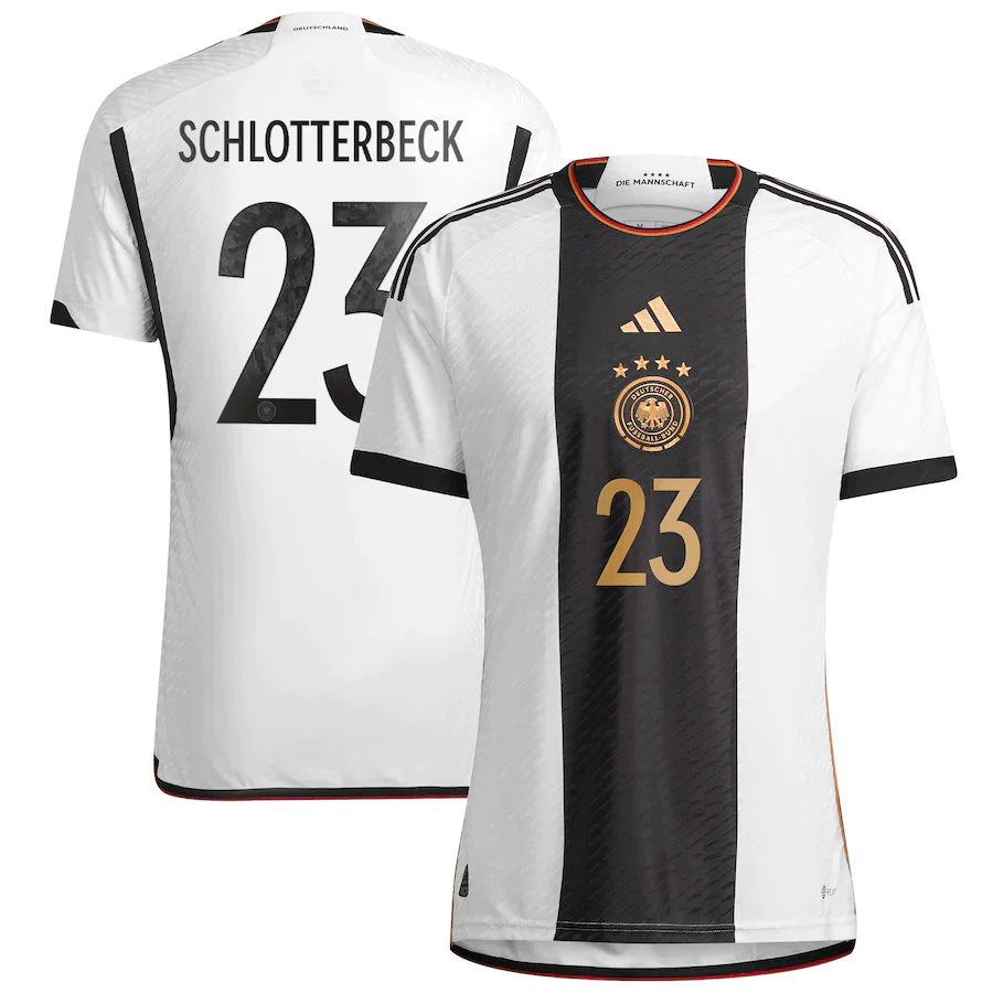 Nico Schlotterbeck Germany 23 FIFA World Cup Jersey