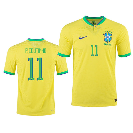 Phillipe Coutinho Brazil 11 FIFA World Cup Jersey