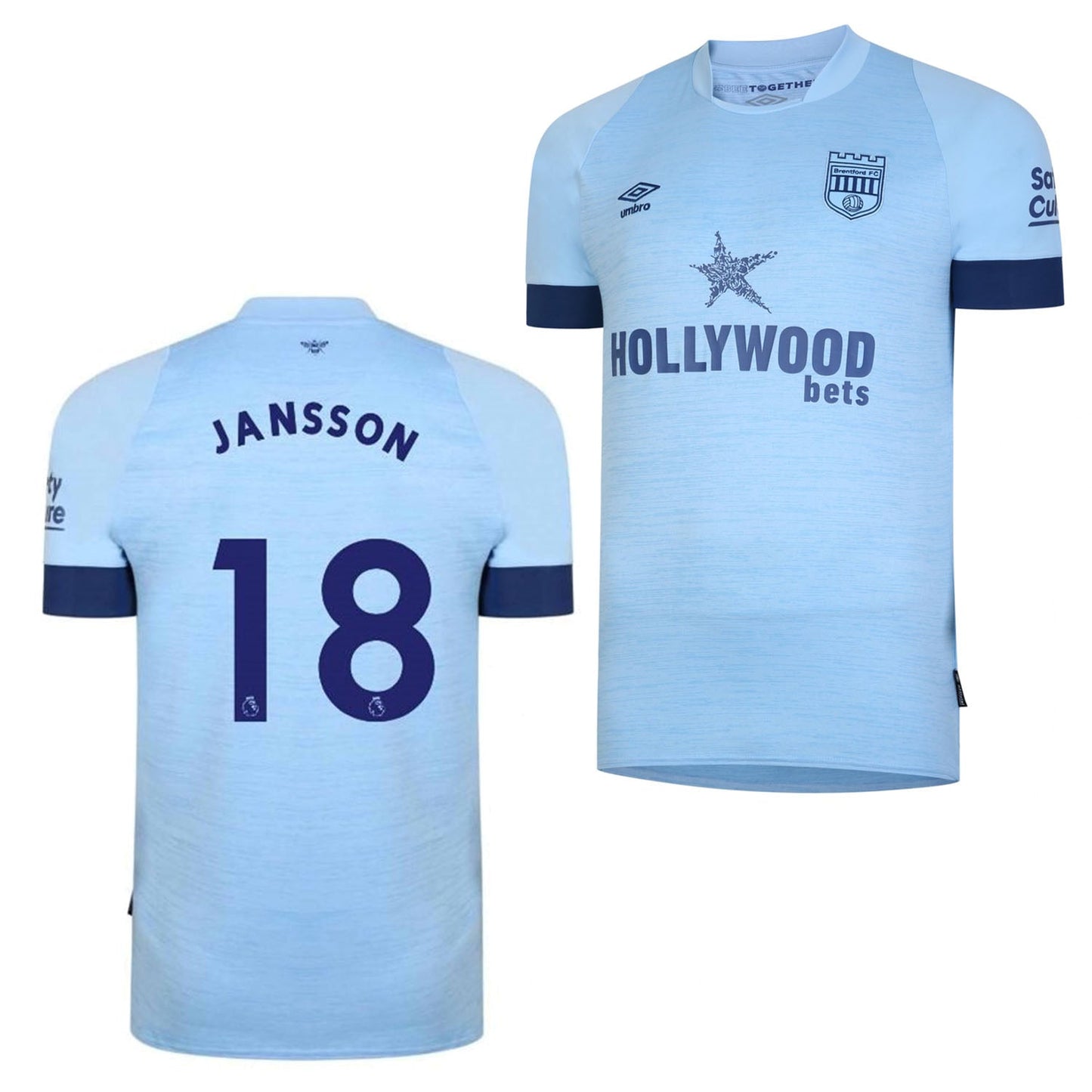 Pontus Jansson Brentford 18 Jersey