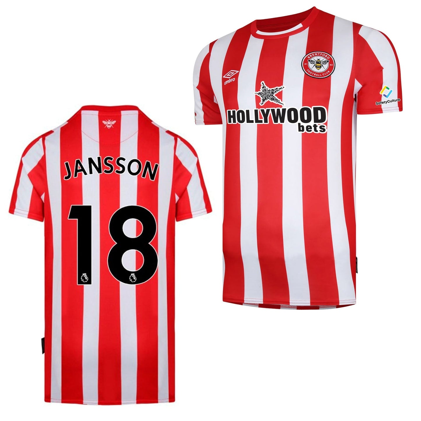 Pontus Jansson Brentford 18 Jersey