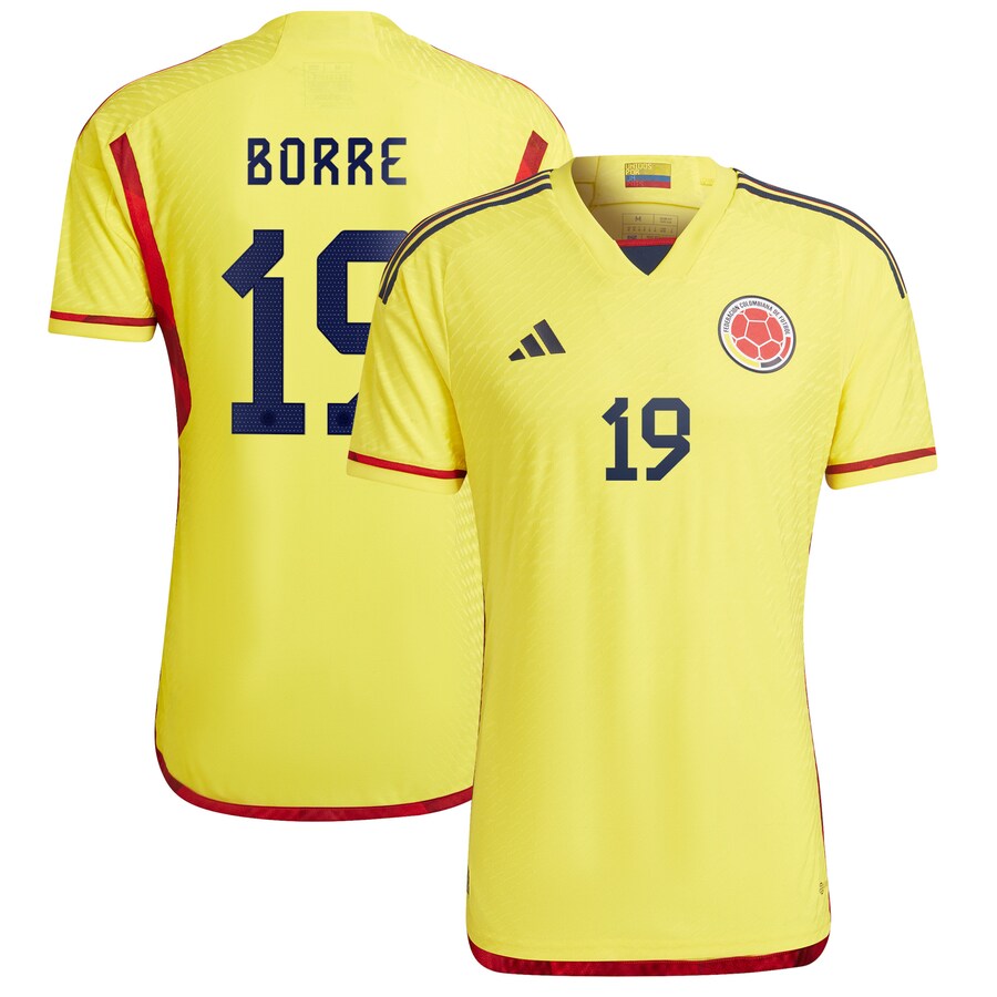 Rafael Borré Colombia 19 FIFA World Cup Jersey