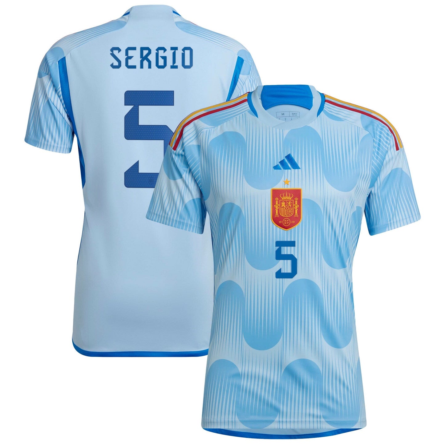 Sergio Busquets Spain 5 FIFA World Cup Jersey