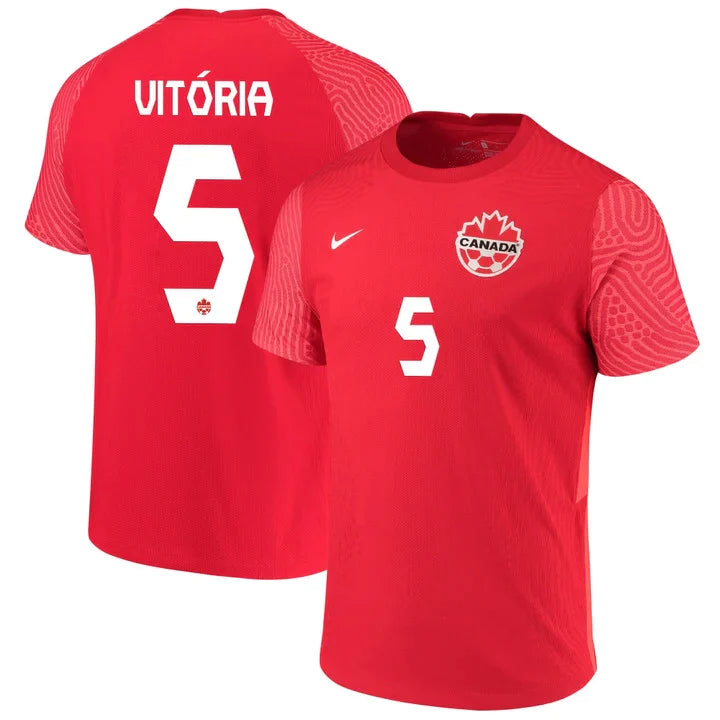 Steven Vitoria Canada 5 FIFA World Cup Jersey