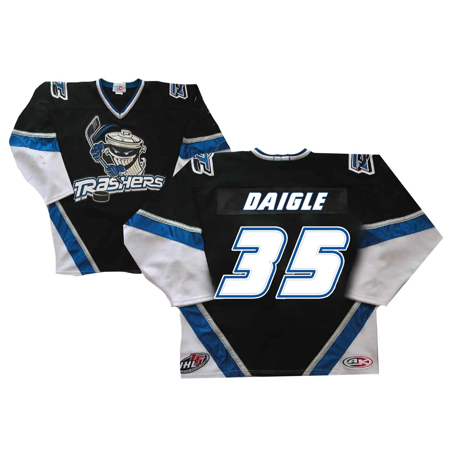 Sylvain Daigle Danbury Trashers 35 Jersey