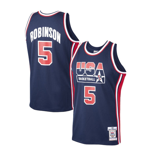 Team USA David Robinson 5 Jersey