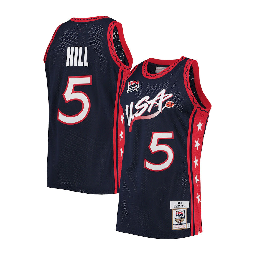 Team USA Grant Hill 5 Jersey