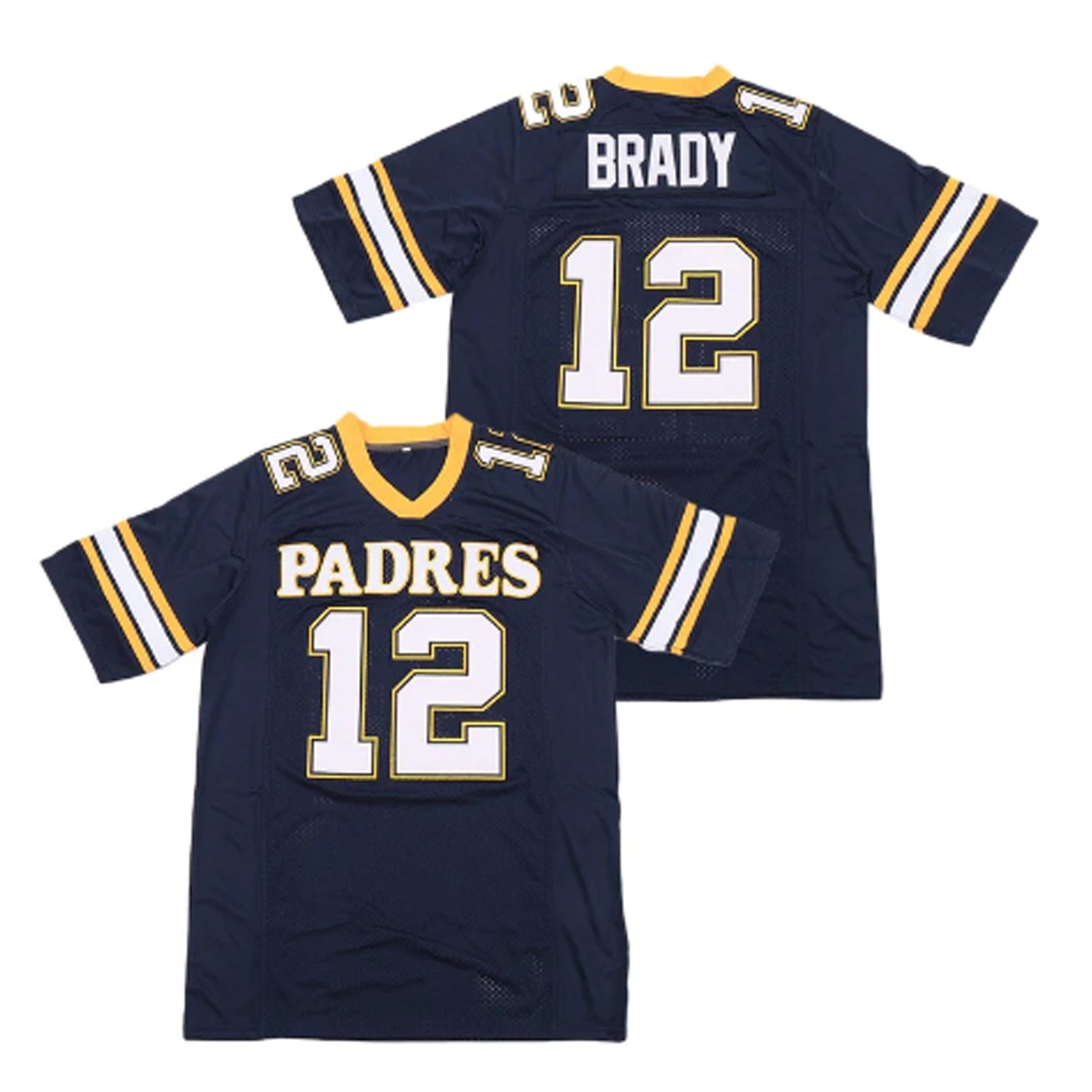 Tom Brady Padres High School Football 12 Jersey