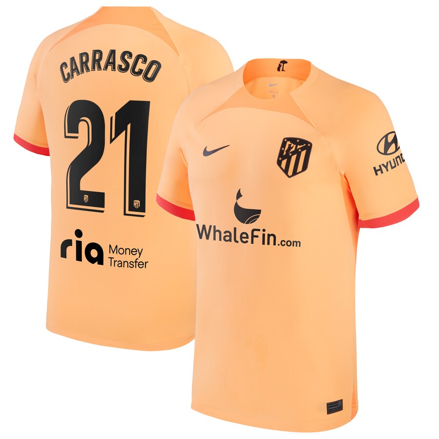 Yannick Carrasco Atletico Madrid 21 Jersey