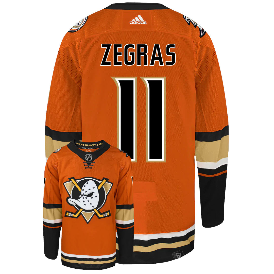 NHL Trevor Zegras Anaheim Ducks 11 Jersey